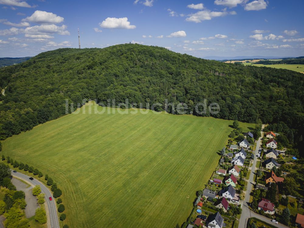 Löbau aus der Vogelperspektive: Löbauer Berg in Löbau im Bundesland Sachsen, Deutschland