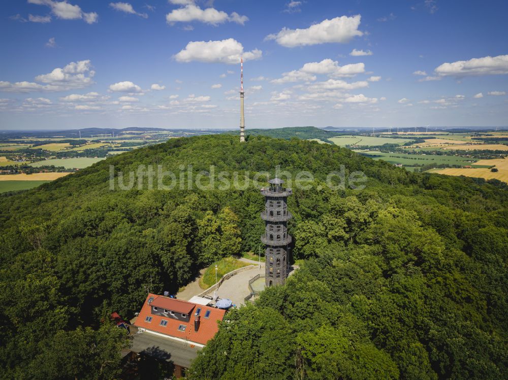 Luftbild Löbau - Löbauer Berg in Löbau im Bundesland Sachsen, Deutschland