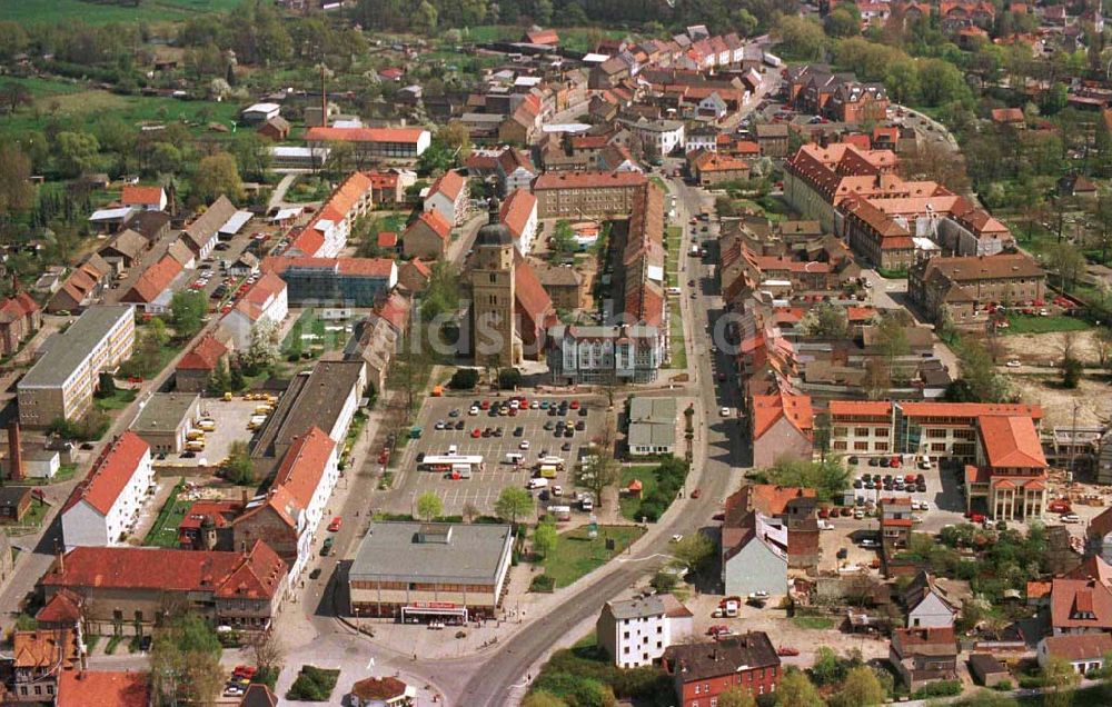 Lübben von oben - Lübben / Marktplatz