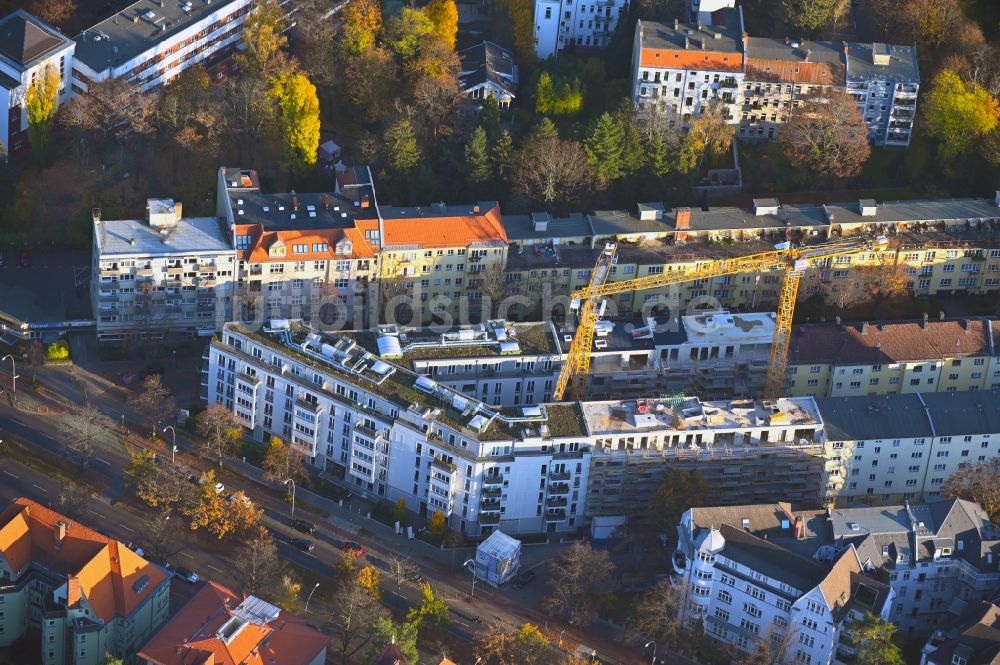 Berlin von oben - Lückenbebauung Maison Roseneck im Ortsteil Schmargendorf in Berlin, Deutschland