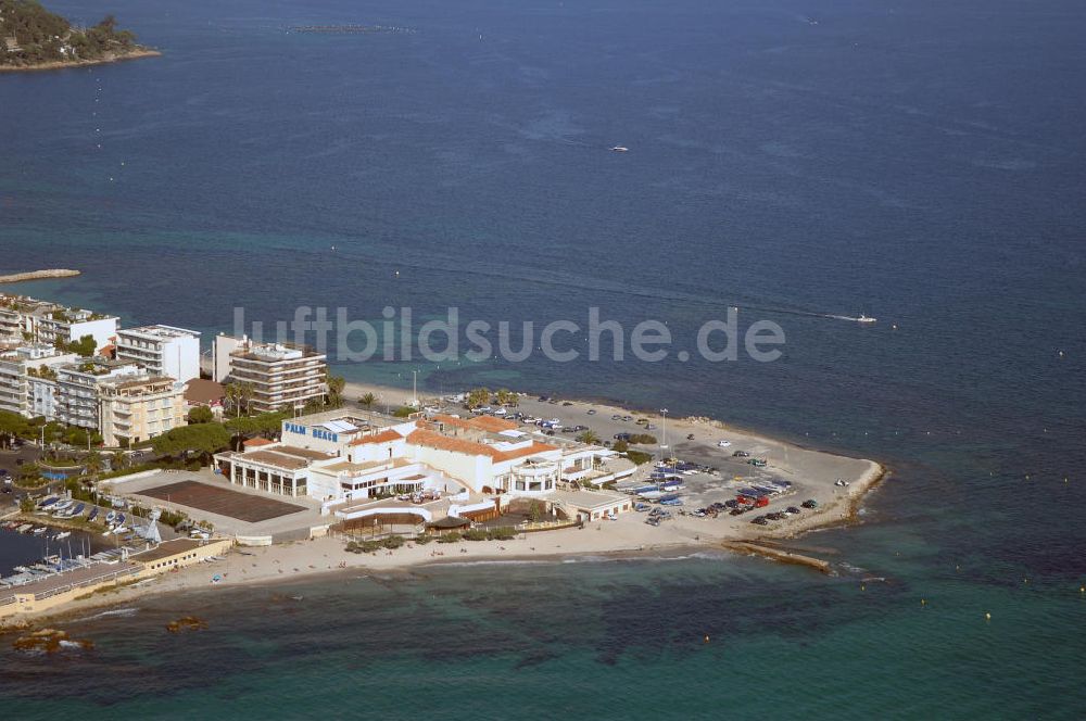 Cannes aus der Vogelperspektive: Le Palm Beach Casino in Cannes Frankreich