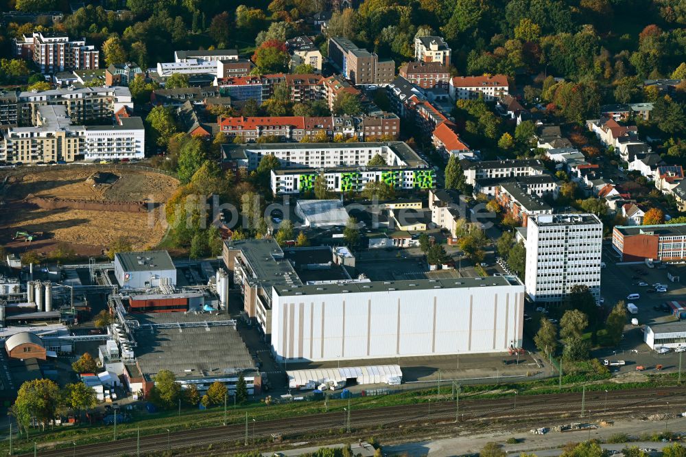 Luftbild Hamburg - Lebensmittel- Hersteller Chocoladen-Werk Nestlé Deutschland AG in Hamburg, Deutschland