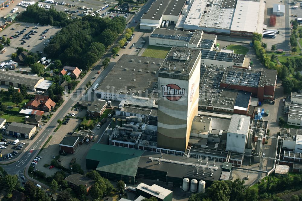 Luftbild Cloppenburg - Lebensmittel- Hersteller Pfanni der Emsland Food GmbH in Cloppenburg im Bundesland Niedersachsen, Deutschland