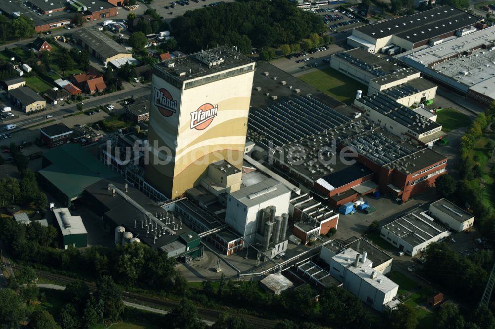 Luftbild Cloppenburg - Lebensmittel- Hersteller Pfanni der Emsland Food GmbH in Cloppenburg im Bundesland Niedersachsen, Deutschland