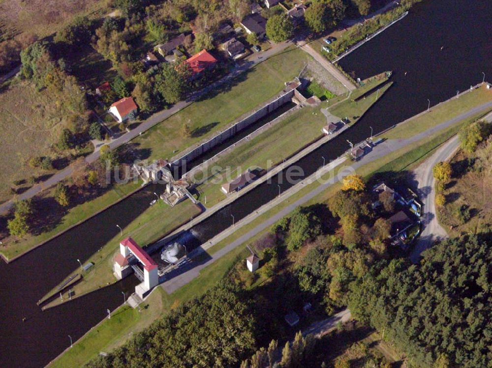 Luftaufnahme Oranienburg - Lehnitzschleuse in Oranienburg