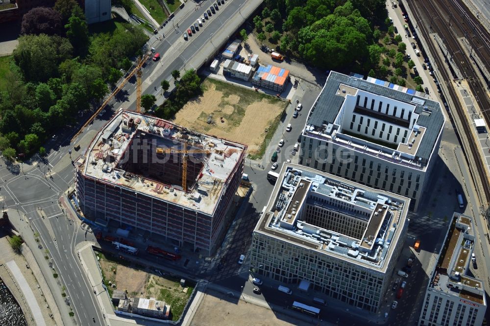 Berlin aus der Vogelperspektive: Lehrter Stadtquartier im Ortsteil Moabit in Berlin