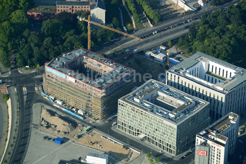 Luftbild Berlin Moabit - Lehrter Stadtquartier im Ortsteil Moabit in Berlin