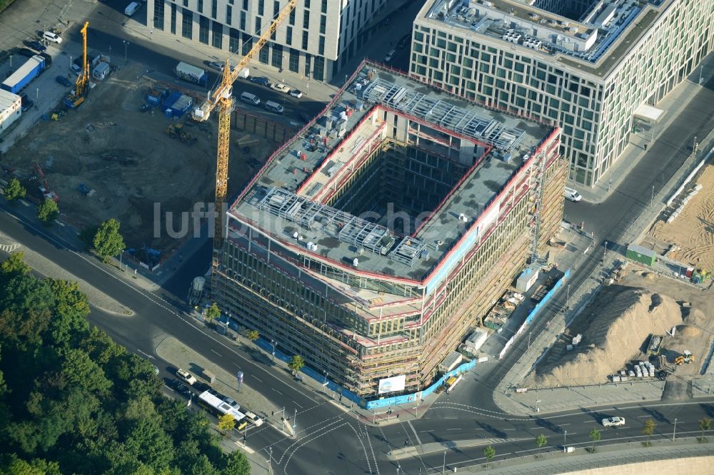 Luftaufnahme Berlin Moabit - Lehrter Stadtquartier im Ortsteil Moabit in Berlin