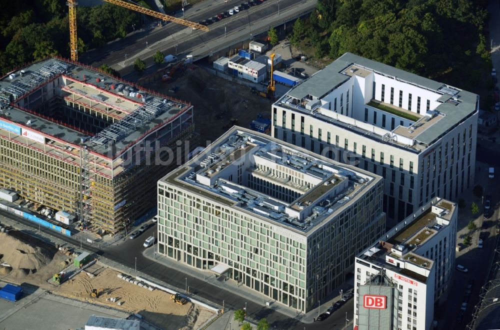 Berlin aus der Vogelperspektive: Lehrter Stadtquartier im Ortsteil Moabit in Berlin