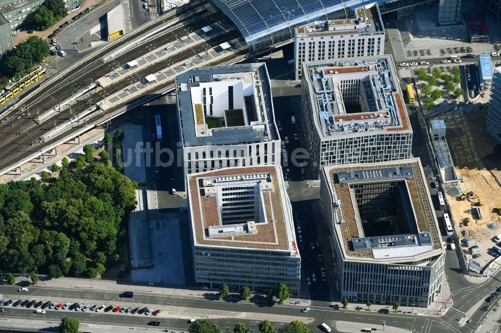 Berlin aus der Vogelperspektive: Lehrter Stadtquartier im Ortsteil Moabit in Berlin