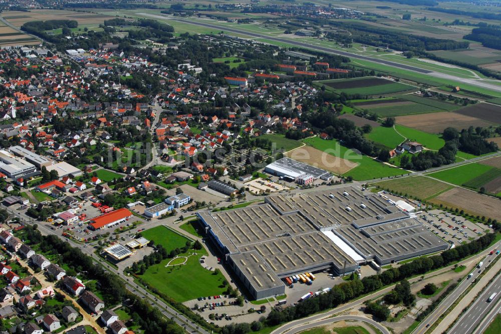 Leipheim aus der Vogelperspektive: Leipheim Werk 4 Metallwarenfabrik