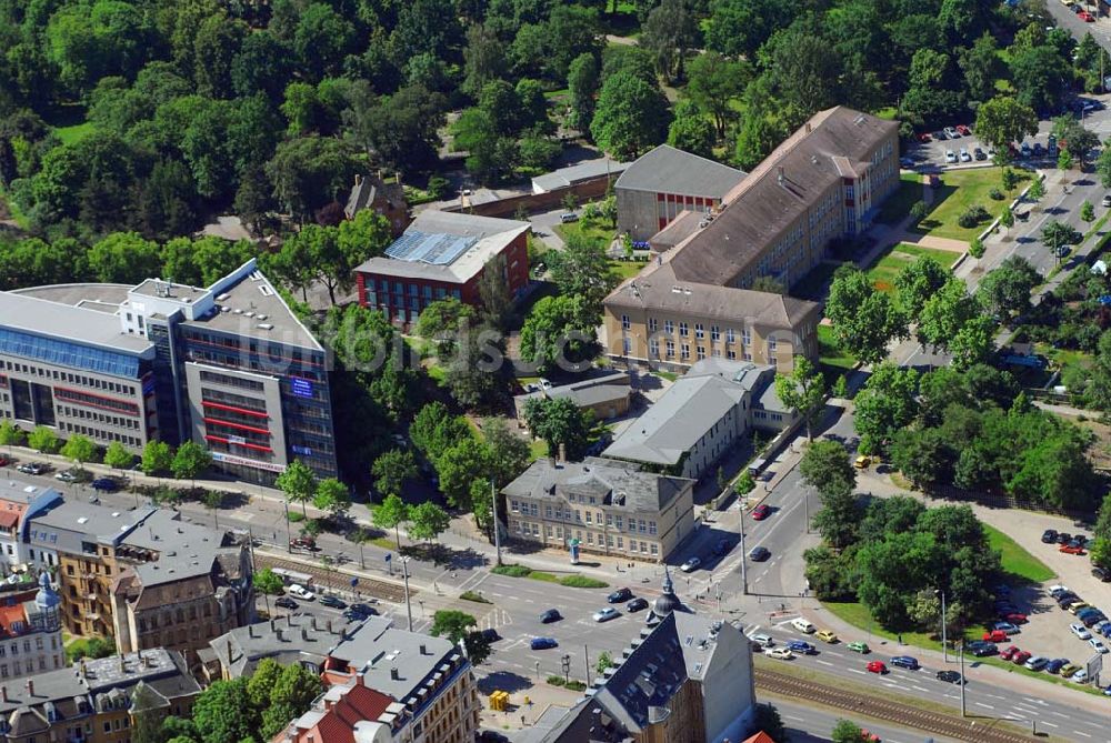 Luftbild Leipzig - Leipzig 13.06.2006 Blick auf das Wohnhaus der IKV GMBH an der Volkmarstraße in Leipzig.