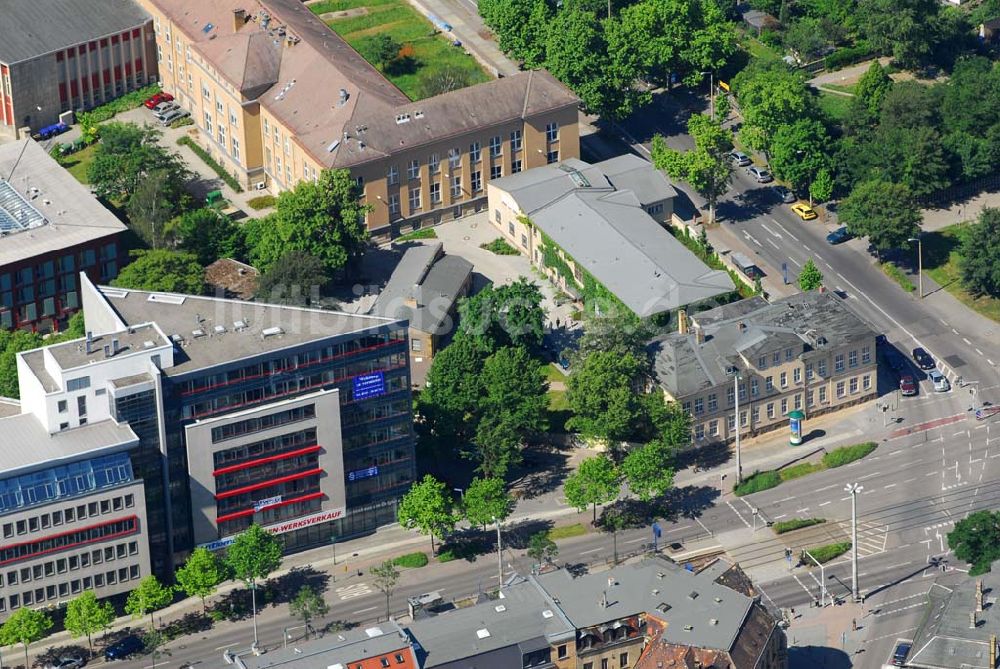 Leipzig aus der Vogelperspektive: Leipzig 13.06.2006 Blick auf das Wohnhaus der IKV GMBH an der Volkmarstraße in Leipzig.