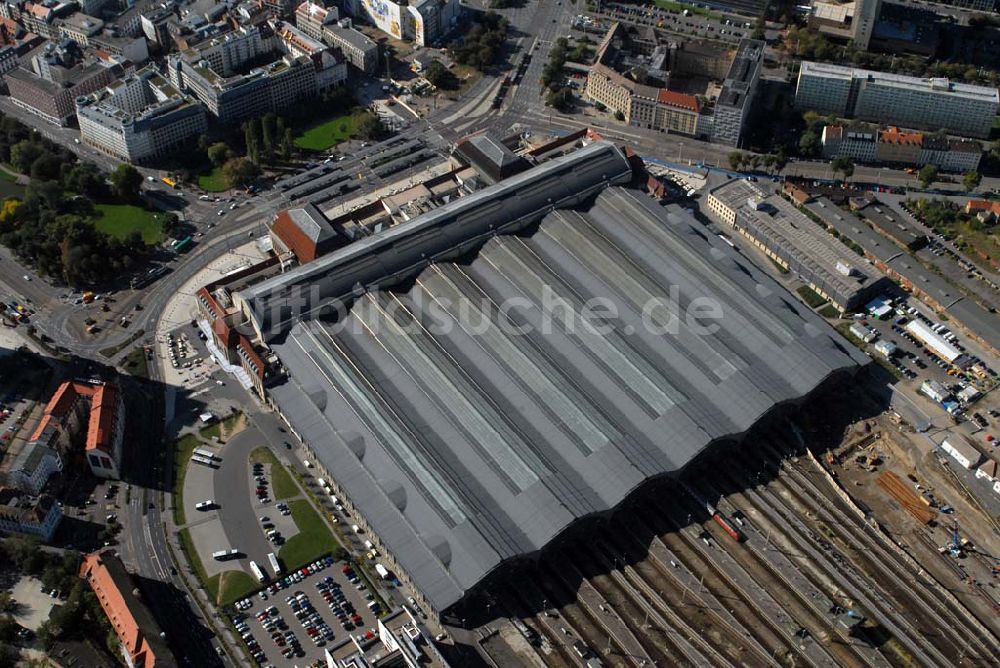 Luftaufnahme Leipzig - Leipzig Hauptbahnhof