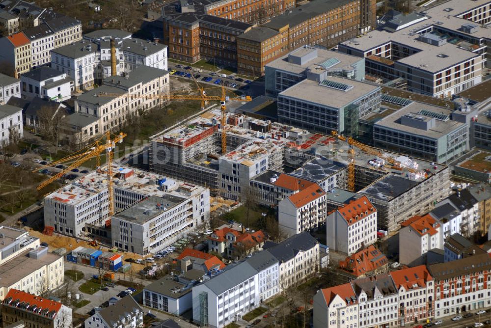 Luftbild Leipzig - Leipzig Universitätsklinik