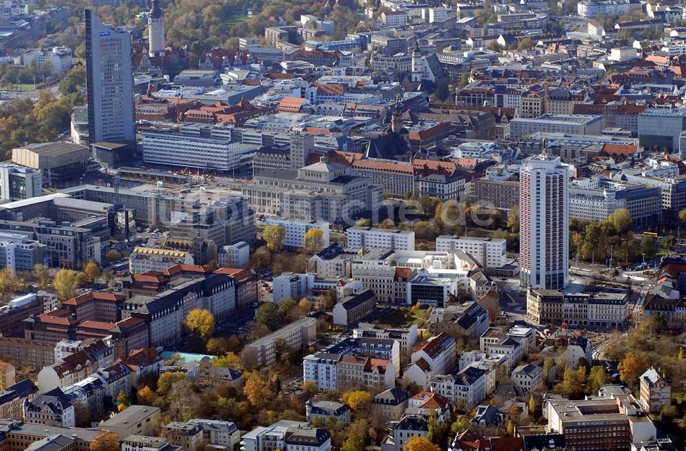 Luftbild Leipzig - Leipzig Zentrum