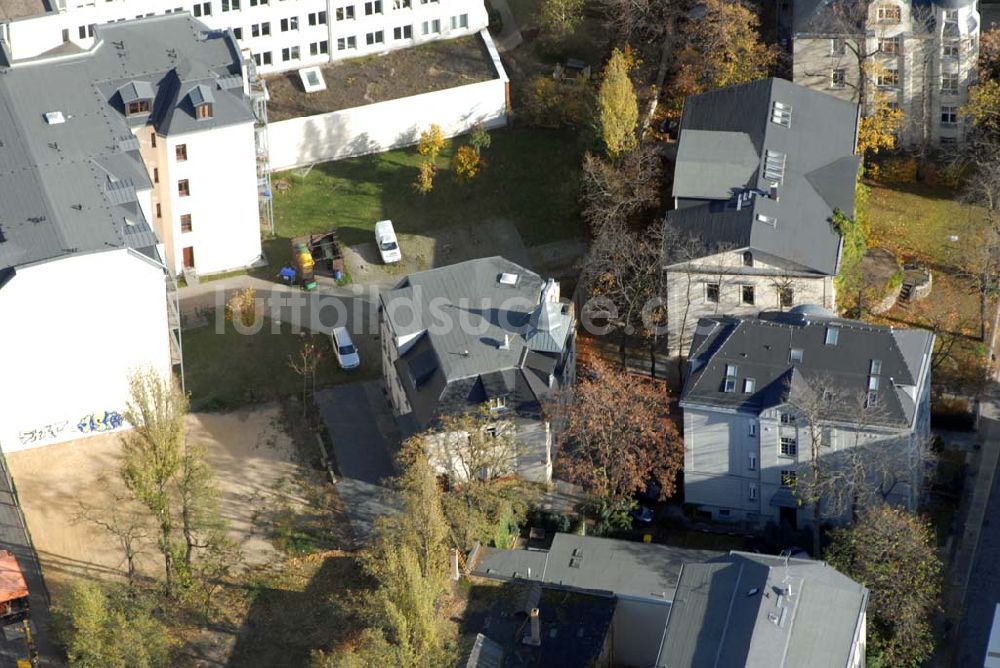 Leipzig von oben - Leipzig Zentrum-Ost, Graphisches Viertel