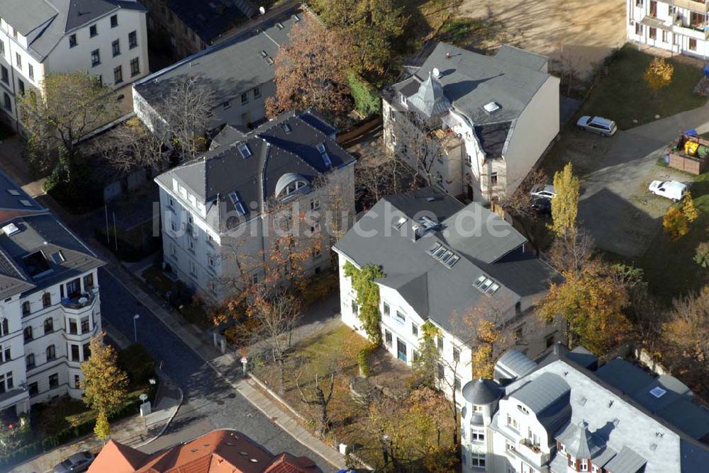 Leipzig von oben - Leipzig Zentrum-Ost, Graphisches Viertel