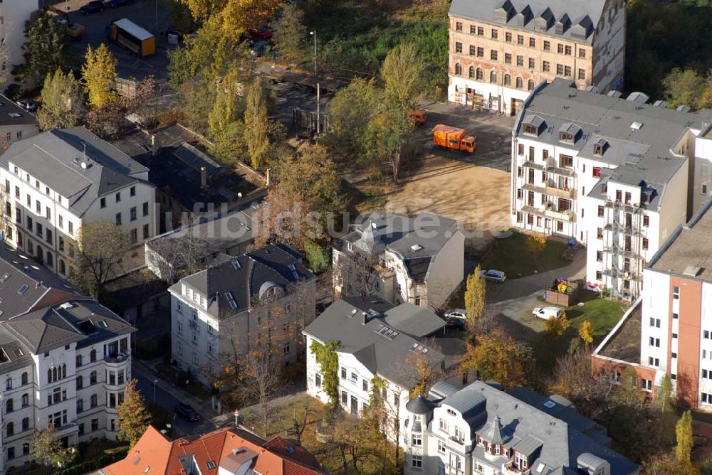 Leipzig von oben - Leipzig Zentrum-Ost, Graphisches Viertel