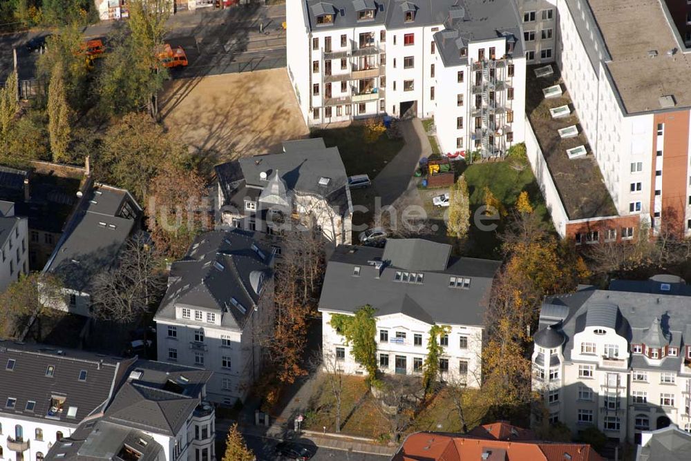 Leipzig von oben - Leipzig Zentrum-Ost, Graphisches Viertel