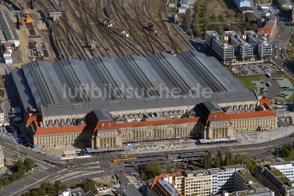 Leipzig von oben - Leipziger Bahnhof