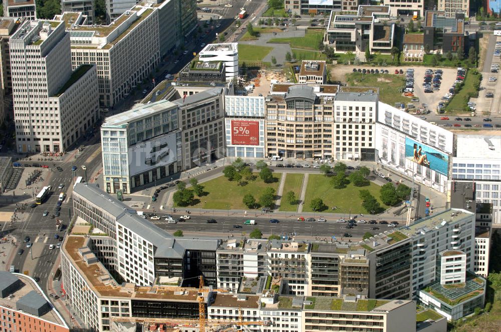 Luftaufnahme Berlin - Leipziger Platz in Berlin-Mitte