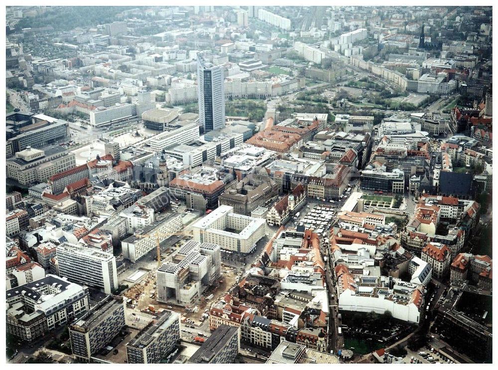 Luftaufnahme Leipzig / Sachsen - Leipziger Stadtzentrum