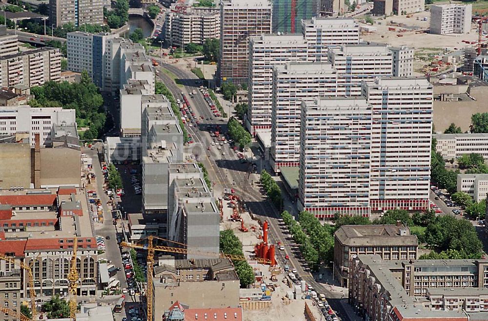 Luftaufnahme Berlin / Mitte - 25.06.1995 Leipziger Straße