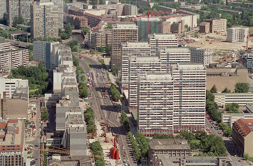 Berlin / Mitte von oben - 25.06.1995 Leipziger Straße