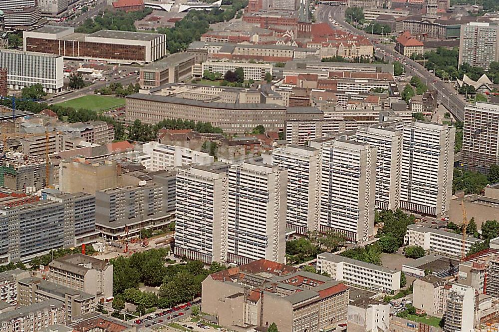 Berlin /Mitte von oben - 25.06.1995 Leipziger Straße