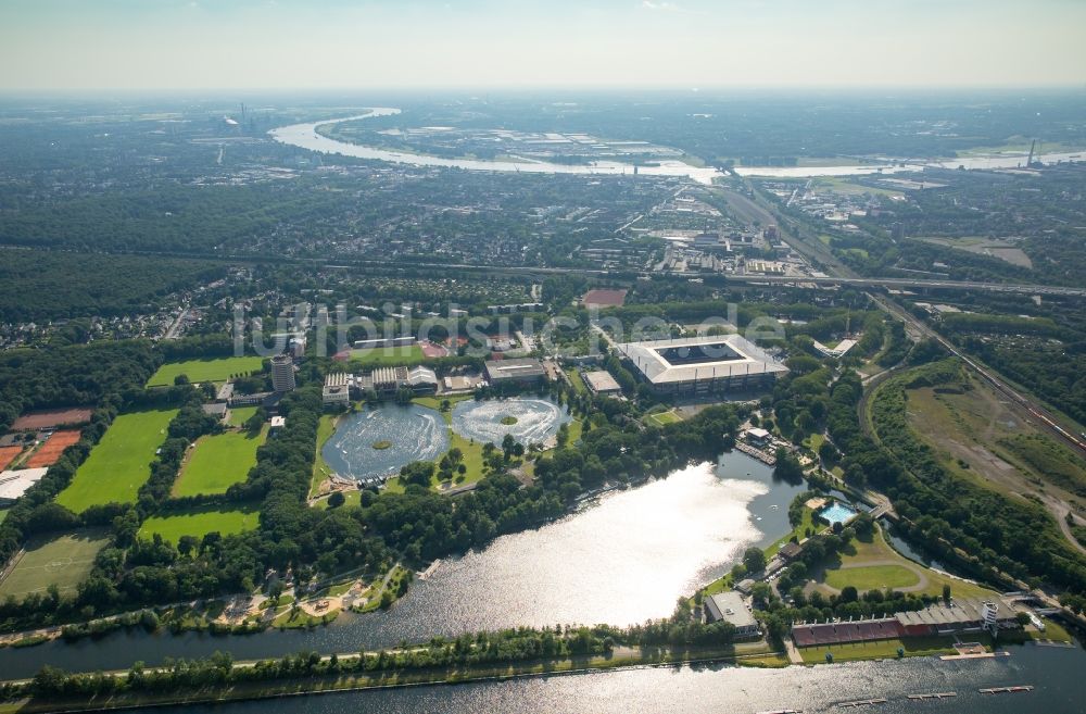 Luftbild Duisburg - Leistungssport- Zentrum der Regattastrecken - Rennbahn Bertasee Neuendorf-Süd in Duisburg im Bundesland Nordrhein-Westfalen