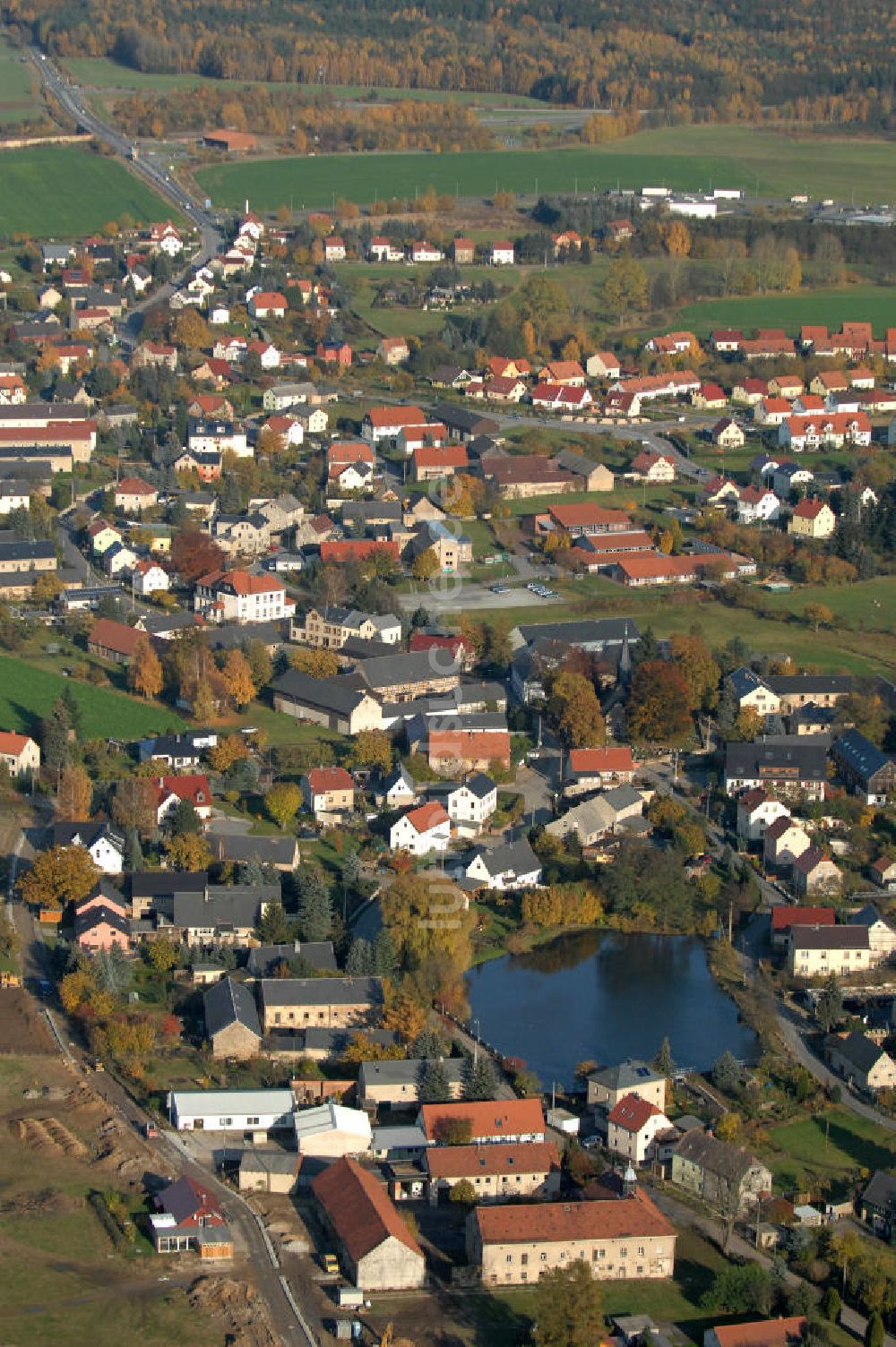 Luftaufnahme Leppersdorf - Leppersdorf in Sachsen