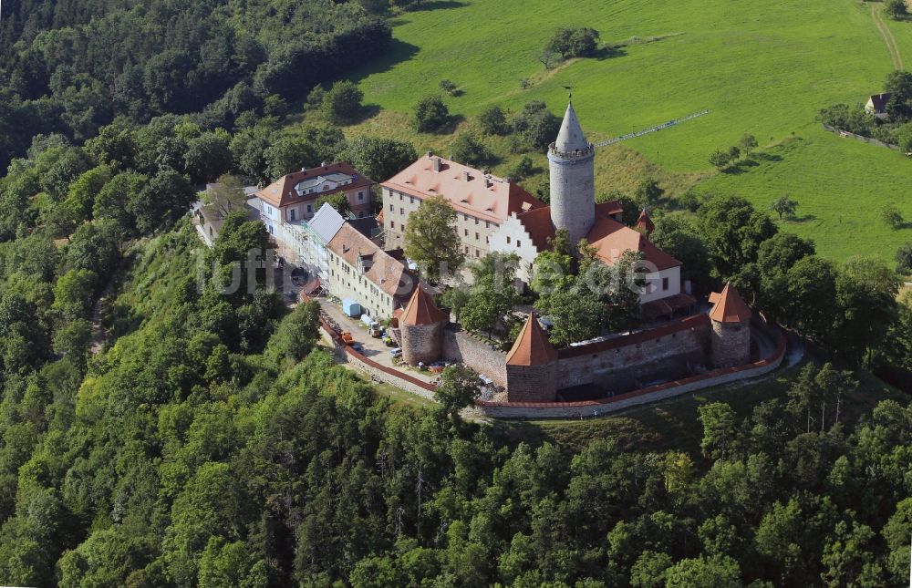 Luftaufnahme Seitenroda - Leuchtenburg in Seitenroda im Bundesland Thüringen