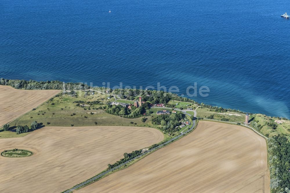 Luftbild Putgarten - Leuchttürme am Kap Arkona auf der Insel Rügen im Bundesland Mecklenburg-Vorpommern