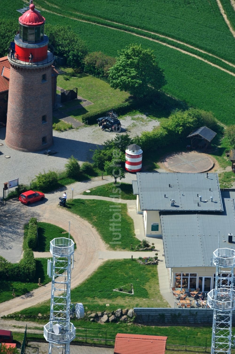 Luftbild Bastorf - Leuchtturm Bastorf in Mecklenburg-Vorpommern