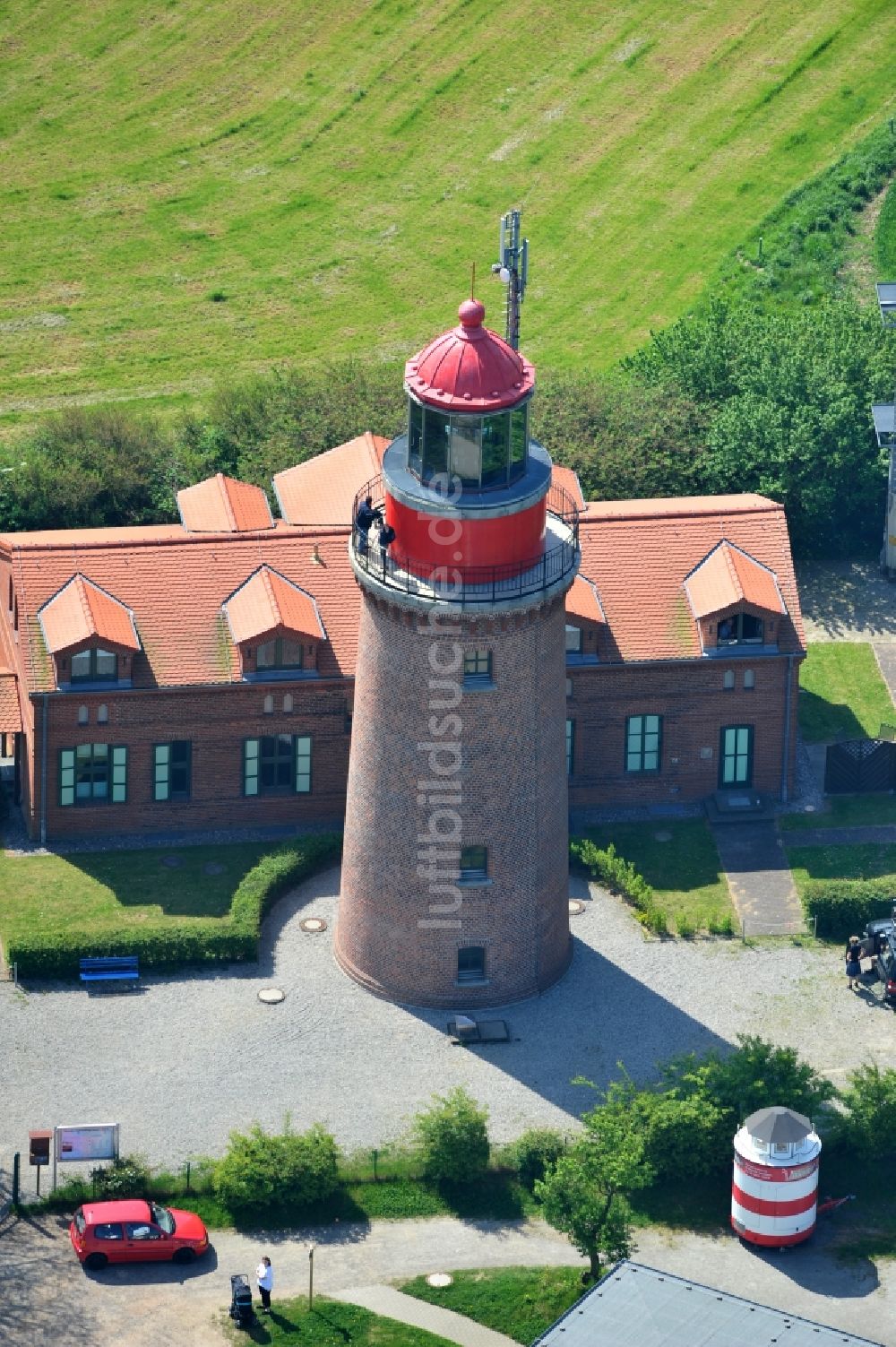 Bastorf von oben - Leuchtturm Bastorf in Mecklenburg-Vorpommern