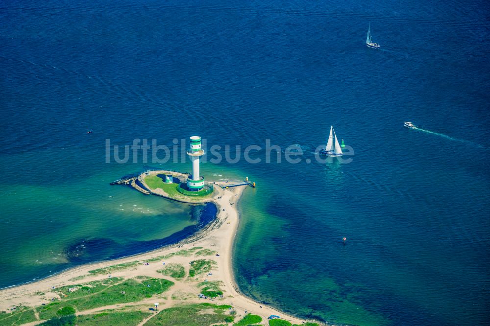 Luftbild Kiel - Leuchtturm Friedrichsort in Kiel im Bundesland Schleswig-Holstein