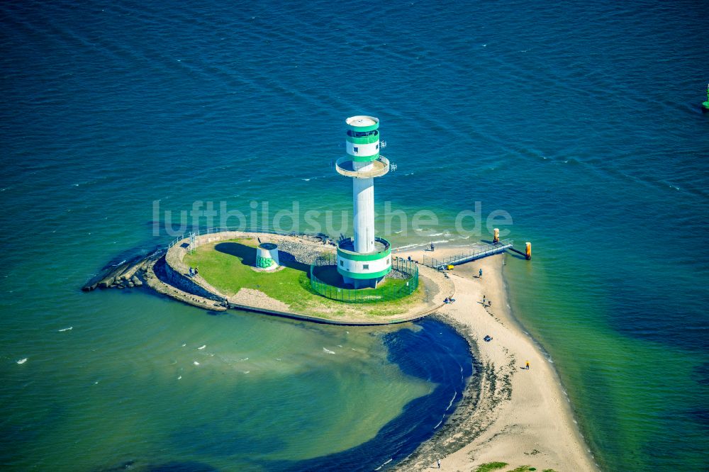 Luftaufnahme Kiel - Leuchtturm Friedrichsort in Kiel im Bundesland Schleswig-Holstein