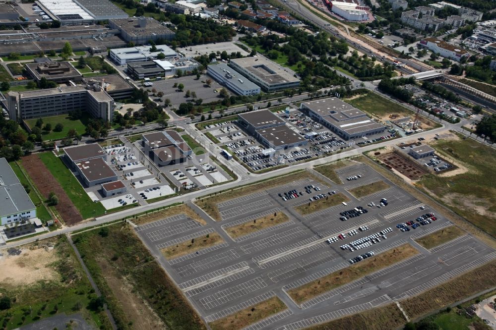 Mainz aus der Vogelperspektive: Löhr Automeile in Mainz im Bundesland Rheinland-Pfalz