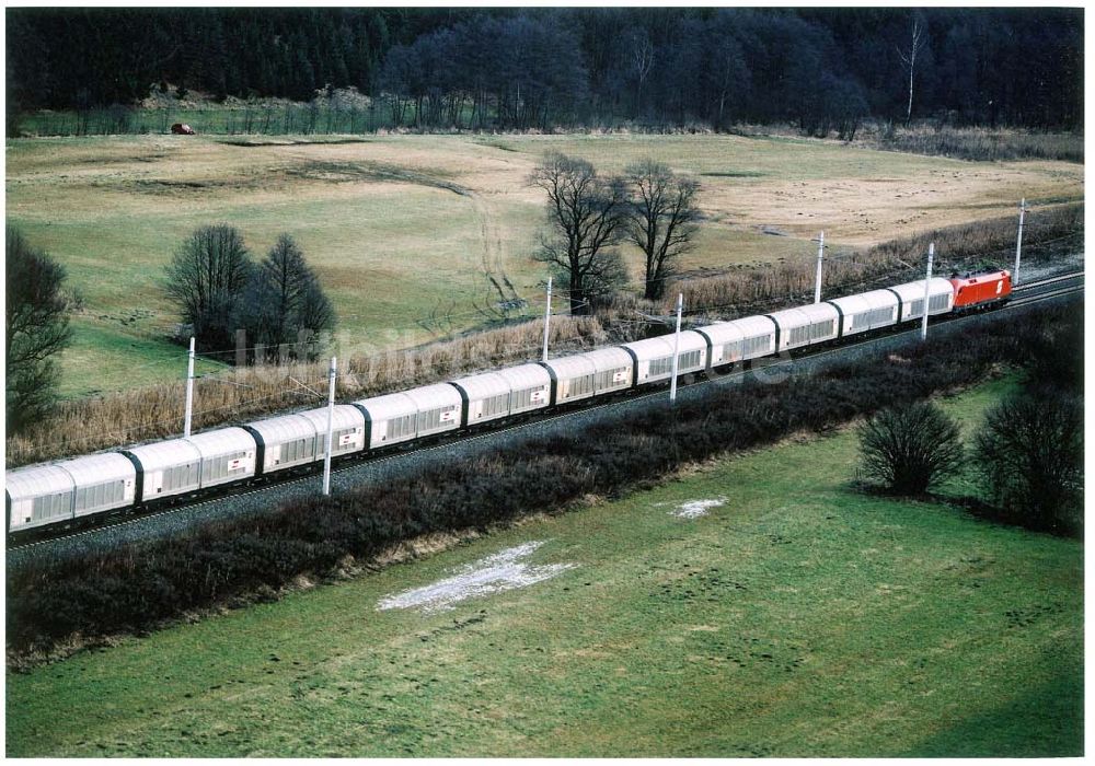 Luftbild Österreich - LIDL - Logistikzug