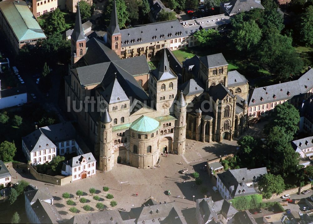 Luftbild Trier - Liebfrauenkirche und Dom zu Trier im Bundesland Rheinland-Pfalz