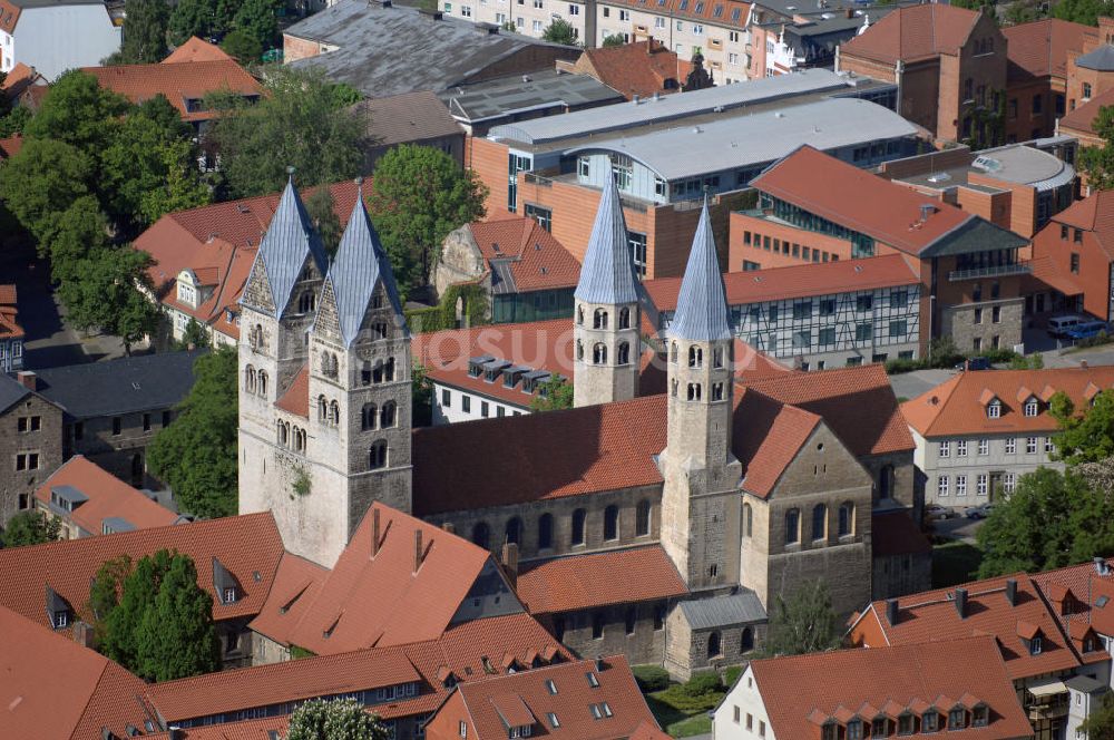 Luftbild Halberstadt - Liebfrauenkirche zu Halberstadt in Sachsen - Anhalt