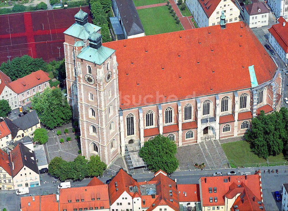 Luftbild Ingolstadt - Liebfrauenmünster im bayerischen Ingolstadt