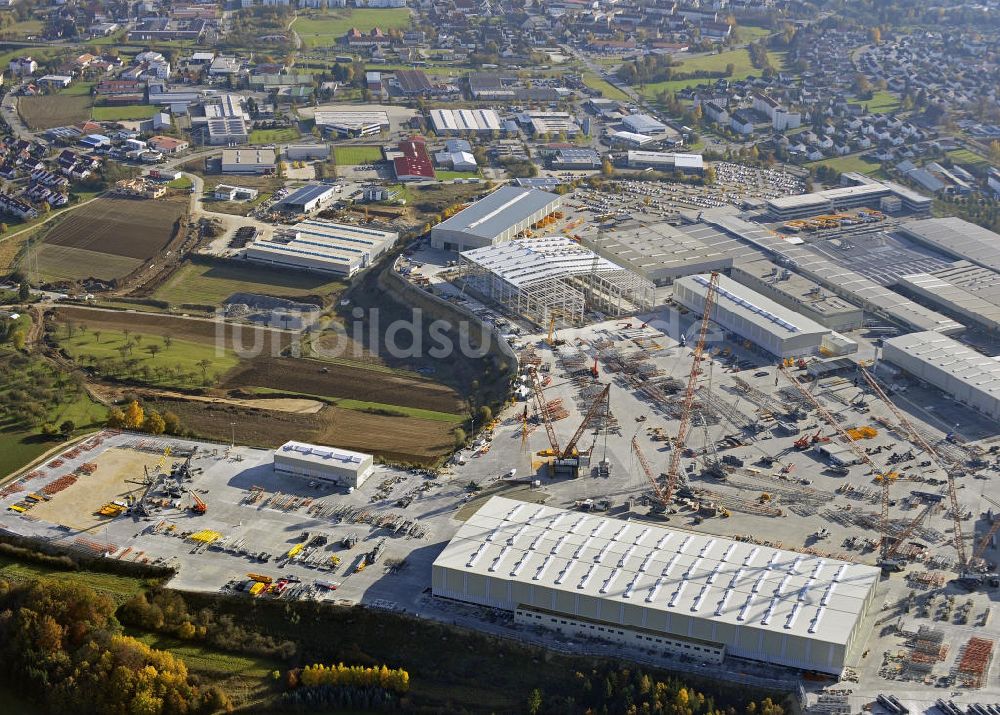 Ehingen aus der Vogelperspektive: Liebherr-Werk Ehingen