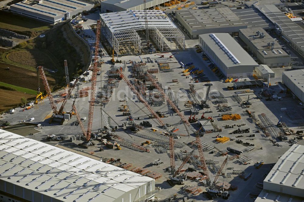 Luftaufnahme Ehingen - Liebherr-Werk Ehingen