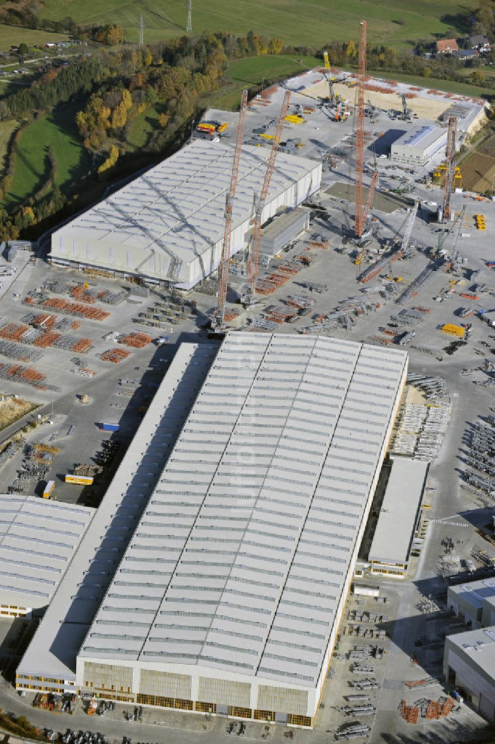 Luftaufnahme Ehingen - Liebherr-Werk Ehingen