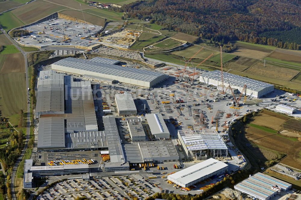 Luftaufnahme Ehingen - Liebherr-Werk Ehingen