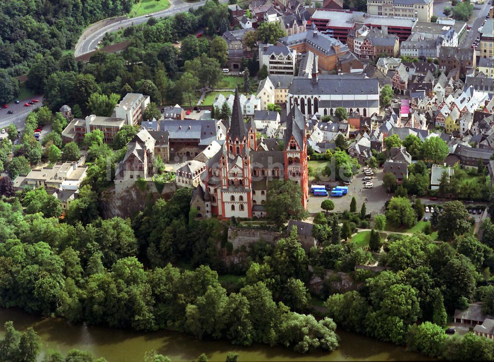 Luftaufnahme LIMBURG an der Lahn - Limburger Dom, auch Georgsdom genannt