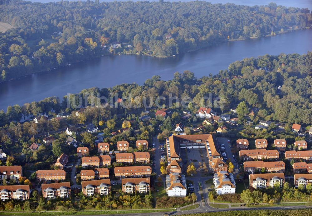 Neuruppin aus der Vogelperspektive: Lindenzentrum Neuruppin