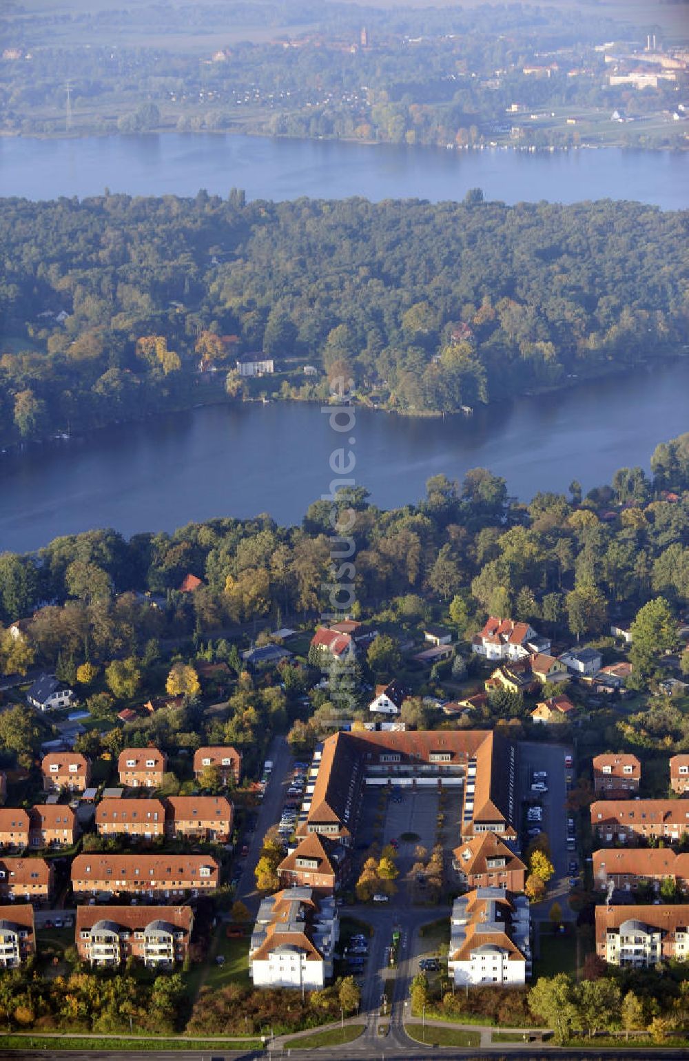 Luftbild Neuruppin - Lindenzentrum Neuruppin